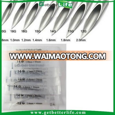 2015 Getbetterlife piercing needles, needles for piercing, body piercing needles